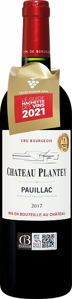 Вино Chateau Plantey Cru Bourgeois Pauillac AOC, 0.75 л