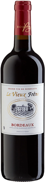 Le Vieux Frene Bordeaux AOC, 0.75 л