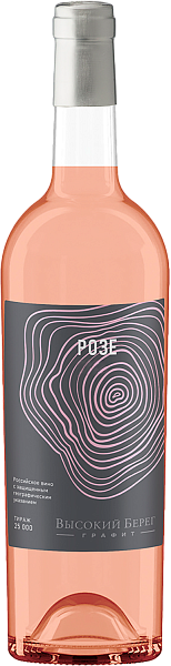 Vysokij Bereg Rose Graphite Kuban' Kuban-Vino, 0.75 л