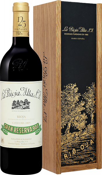 Вино Gran Reserva 904 Rioja DOCa La Rioja Alta , 0.75 л