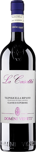 Вино La Casetta Valpolicella Ripasso DOC Classico Superiore Domini Veneti, 0.75 л