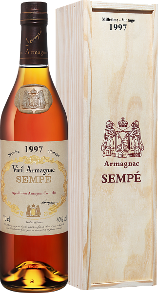 Sempe Vieil Vintage 1997 Armagnac AOC (gift box), 0.7 л