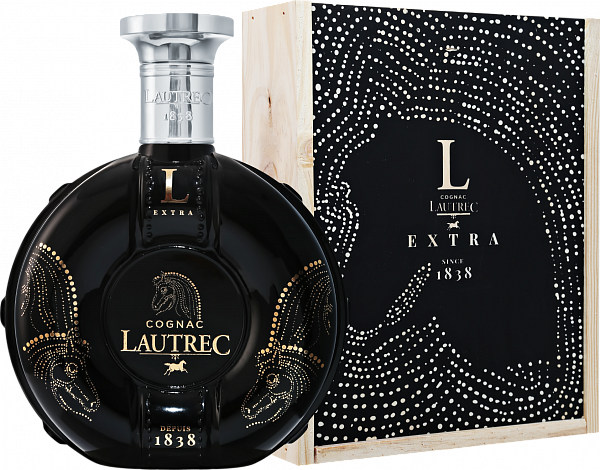 Коньяк Lautrec Cognac EXTRA Grande Champagne Premier Cru (gift box), 0.7 л