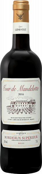 Tour de Mandelotte Bordeaux Superieur AOC Ginestet, 0.75 л