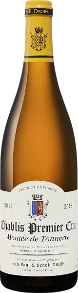 Montee de Tonnerre Chablis 1er Cru AOC Jean-Paul & Benoît Droin, 0.75 л