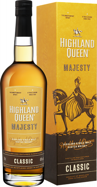 Виски Highland Queen Majesty Classic Single Malt Scotch Whisky (gift box), 0.7 л
