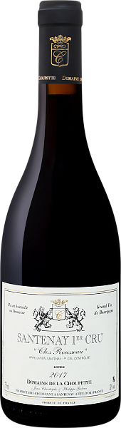 Clos Rousseau Santenay 1er Cru AOC Domaine de la Choupette, 0.75 л