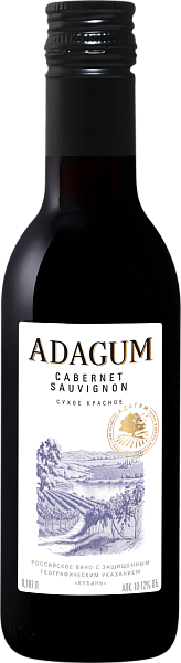 Вино Adagum Cabernet Sauvignon Kuban’, 0.187 л