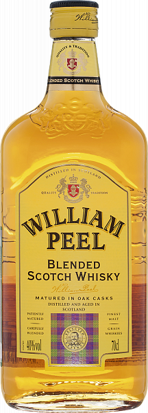 Виски William Peel Blended Scotch Whisky, 0.7 л