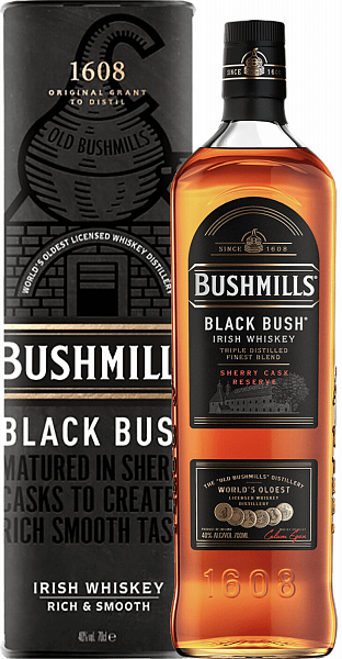Bushmills Black Bush Blended Irish Whiskey (gift box), 0.7 л