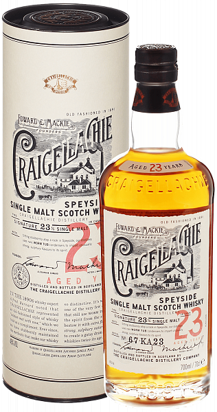 Виски Craigellachie 23 Years Old Speyside Single Malt Scotch Whisky (gift box), 0.7 л
