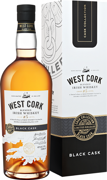 West Cork Black Cask Blended Irish Whiskey (gift box), 0.7 л