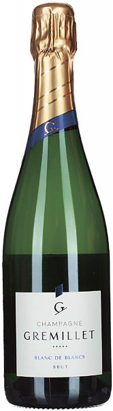 Игристое вино Gremillet Champagne AOC Blanc de Blancs Brut, 0.75 л