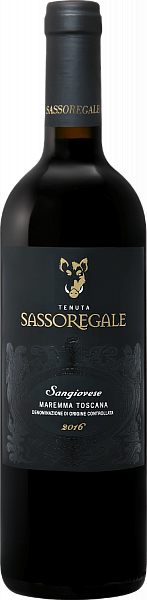 Sangiovese Maremma Toscana DOC Tenuta Sassoregale, 0.75 л