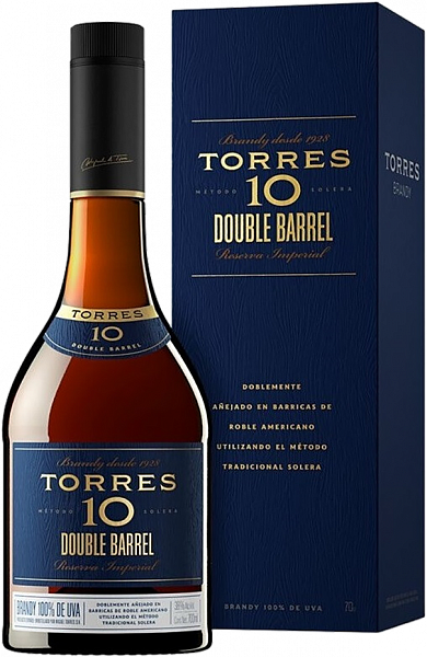 Бренди Torres 10 Double Barrel (gift box), 0.7 л