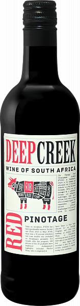 Deep Creek Pinotage Western Cape WO Origin Wine Stellenbosh, 0.375 л